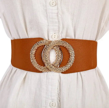 Wide elastic belt